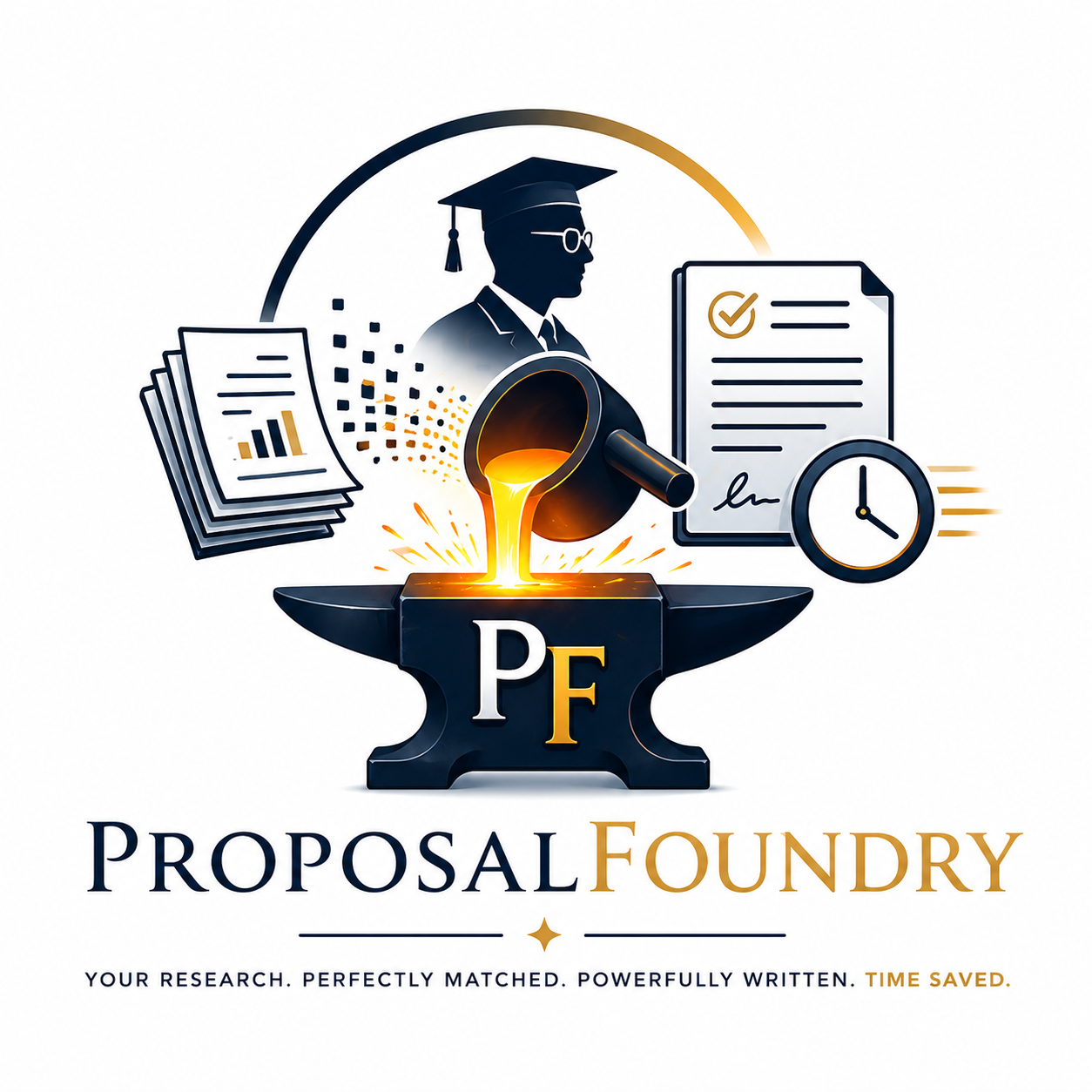 ProposalFoundry — your research, perfectly matched, powerfully written, time saved